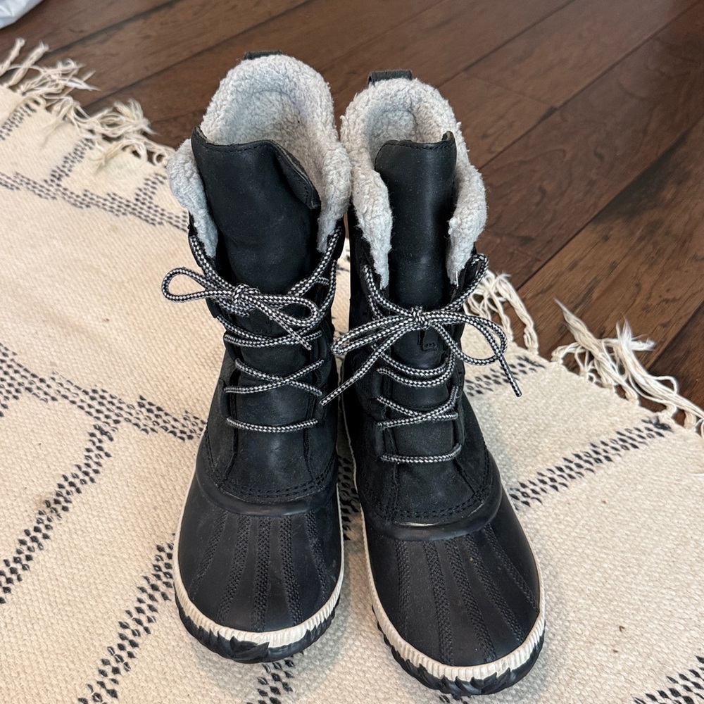 Sorel Out and About Tall Boot Waterproof Winter Black 8.5